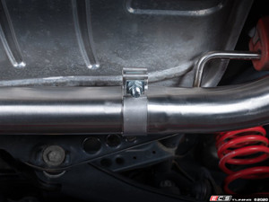 MK7 GTI Muffler Delete Kit - With 4.0" Black Chrome Tips
