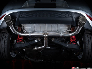 MK7 GTI Muffler Delete Kit - With 4.0" Chrome Tips