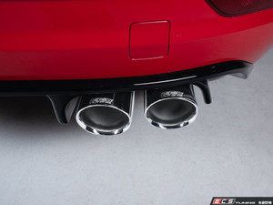 MK7 Jetta Quad Exit Axle-Back Exhaust System - With ABS Rear Diffuser & 3.5" Chrome Tips