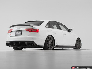 Audi B8.5 S4 / A4 S-Line Rear Diffuser - Gloss Black