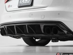 Audi B8.5 S4 / A4 S-Line Rear Diffuser - Gloss Black
