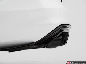 Audi B8.5 S4 / A4 S-Line Rear Diffuser - Gloss Black