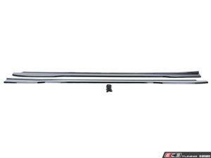 Audi B9 A4 / S4 Flat Side Skirts - Gloss Black