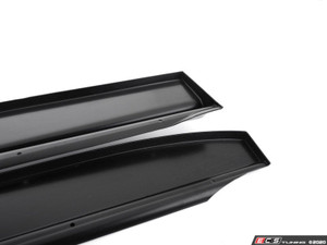 Audi B9 A4 / S4 Flat Side Skirts - Gloss Black