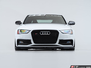 Audi B8.5 S4 / A4 S-Line Facelift Front Lip - Splitter Style - Gloss Black