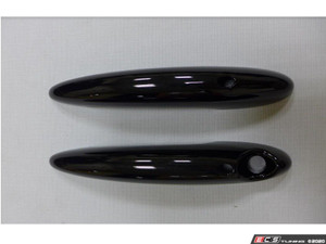 Door Handle Piano Black Cover - Set
