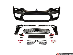 M5 Style Front Bumper Conversion W/ Fog Light Grilles