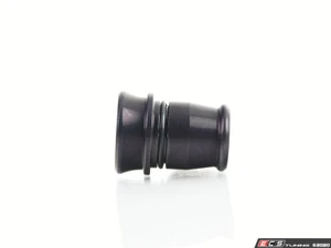 Billet Power Port Plug - "12V" - Black Anodized