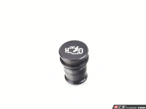 Billet Power Port Plug - "CEL" - Black Anodized