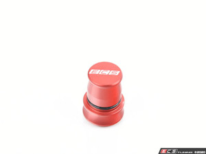 Billet Power Port Plug - "Eject" - Red Anodized