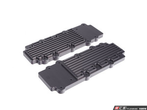993 Turbo Billet Aluminum Lower Valve Cover Pair - Black