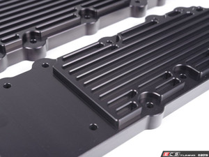 993 Turbo Billet Aluminum Lower Valve Cover Pair - Black
