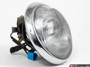 Replacement Headlight Lens - Fluted Asymmetrical H4 - Priced Each