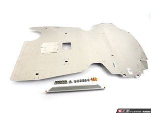 Turner Motorsport Aluminum Skid Plate - Mill Finish | ES4220291