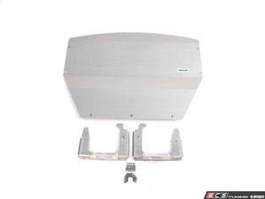Turner Motorsport Aluminum Street Shield Skid Plate Kit - Milled Finish - E46 Non-M RWD