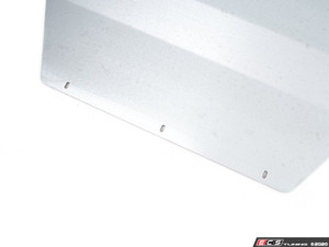Turner Motorsport Aluminum Street Shield Skid Plate Kit - Milled Finish - E46 Non-M RWD