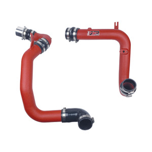 Injen SES Intercooler Pipes - Wrinkle Red  | SES3078ICPWR