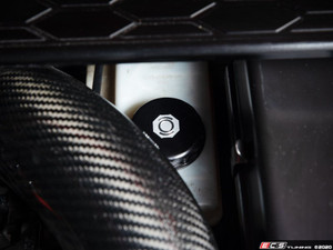 Billet Brake Fluid Cap - Black Anodized