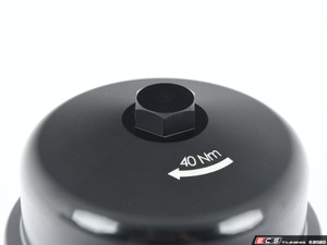 Billet Aluminum Oil Filter Cap - Black Anodized