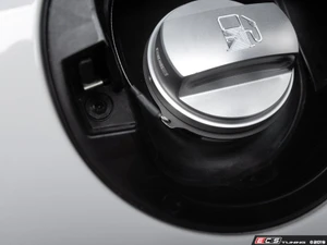 Billet Fuel Cap Cover - Clear Anodized | ES3677062