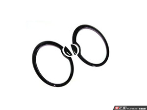 Black Headlight Rings - Set