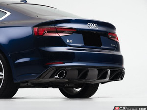 Audi B9 A5 S-Line Rear Diffuser - Gloss Black