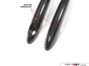 Door Handle Carbon Fiber Cover - Set - Smart Key (Comfort Access)