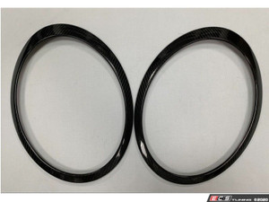 Headlight Trim Covers Carbon Fiber - Set
