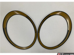 Headlight Trim Covers Carbon Fiber - Set