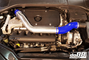Volvo S60 V60 V70 T6 Inlet pipe, Black hoses, Plastic cover