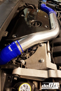 Volvo S60 V60 V70 T6 Inlet pipe, Black hoses, Plastic cover