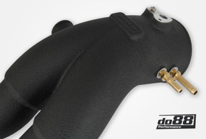 Porsche 991.2 Turbo 2015- Y-Pipe, Black for do88 IC