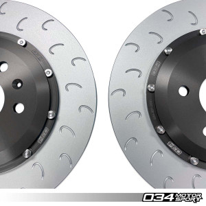 2-Piece Floating Rear Brake Rotor Upgrade Kit for Audi B8/B8.5 S4/S5