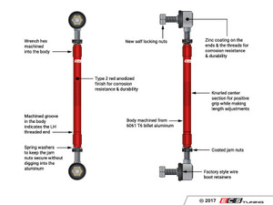 MQB Adjustable Front Sway Bar Upgrade Package | ES4355134
