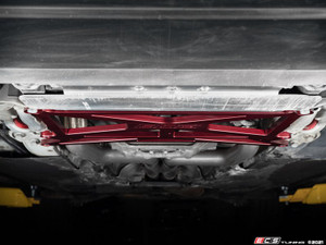 Audi B8.5 Facelift Billet X-Brace - Red