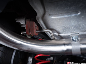 MK7.5 GTI (2019 - 2021) Muffler Delete Kit - With 4.0" Black Chrome Tips