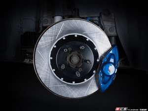 Turner Motorsport Rear Full-Floating Slotted TrackSport Rotors Set - 370x24mm - F8x