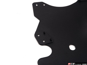 Turner Motorsport Aluminum Skid Plate Kit - Wrinkle Black Powder Coat Finish - F2x/3x 2/3/4 Series