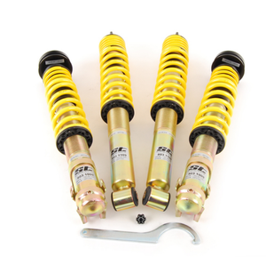 ST Coilovers XTA Height, Rebound Adjustable Coilovers w/Top Mounts - VW Golf MKII, MKIII, Jetta MKII