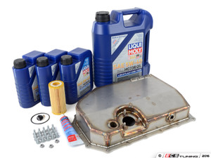 ECS Tuning Stainless Steel Oil Pan Replacement Kit - Complete | ES3143304