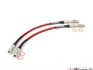 Front & Rear Exact-Fit Stainless Steel Brake Lines - Kit | ES1313