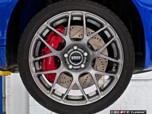 Front Big Brake Kit - Stage 4 - 2-Piece Cross Drilled & Slotted Rotors (352x32) | ES4103