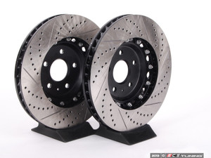 Stage 3 Big Brake Kit - Cross-Drilled & Slotted Rotors (332x32mm) | ES262961