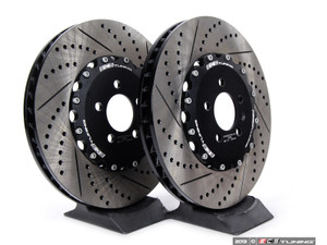 Stage 3 Big Brake Kit - Cross-Drilled & Slotted Rotors (332x32mm) | ES262961