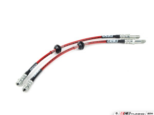 Front & Rear Exact-Fit Stainless Steel Brake Lines - Kit | ES1899278