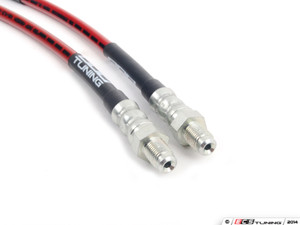 Front & Rear Exact-Fit Stainless Steel Brake Lines - Kit | ES2561289