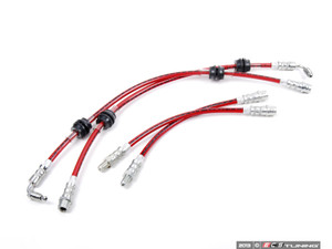 Front & Rear Exact-Fit Stainless Steel Brake Lines - Kit | ES2561289