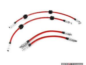 Front & Rear Exact-Fit Stainless Steel Brake Lines - Kit | ES2561289