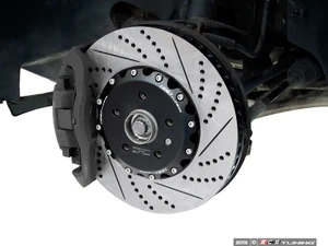 Front Cross-Drilled & Slotted 2-Piece Brake Rotors - Pair (345x30) | ES2718300