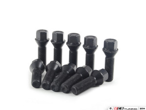ECS Wheel Spacer & Bolt Kit - 5mm With Black Conical Seat Bolts | ES2748243